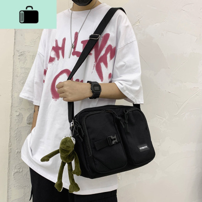 斜挎包男士潮牌日系工装挎包帆布学生邮差包ins背包女时尚单肩包NEW LAKE