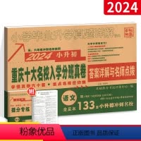 [正版]重庆专版2024小考小升初真题卷语文重庆十大 招生真卷必刷题人教版小学升初中真题详解试卷专项训练重点中学 冲刺