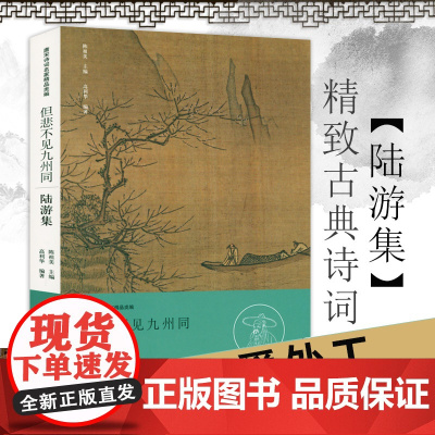 但悲不见九州同·陆游集 唐宋诗词名家精品类编 陆游诗词全集选古诗词大全集中国古诗词书籍