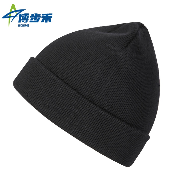 博步禾 针织帽 棉帽 顶