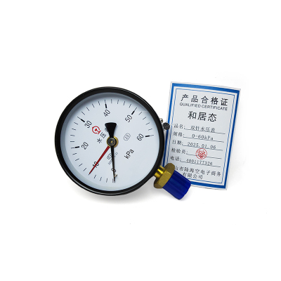 和居态 双针水压表 0-60kPa 块