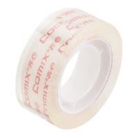 齐心 JF1830-8 超透文具胶带18mm*30y 8卷/筒 透明