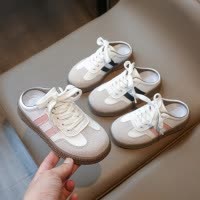 女童包头半拖鞋2026春季新款儿童时尚一脚蹬懒人板鞋休闲鞋子