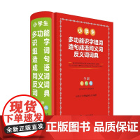 小学生多功能识字组词造句成语同义词反义词词典(全新彩色版)