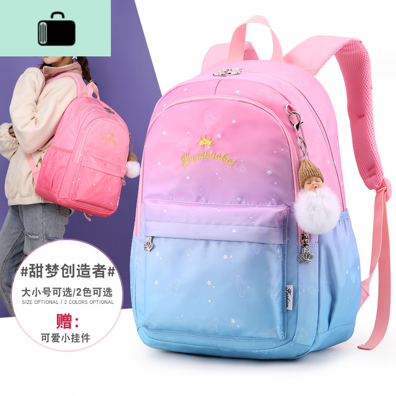 书包女韩版高中初中原宿ulzzang双肩包大容量简约百搭小学生背包NEW LAKE