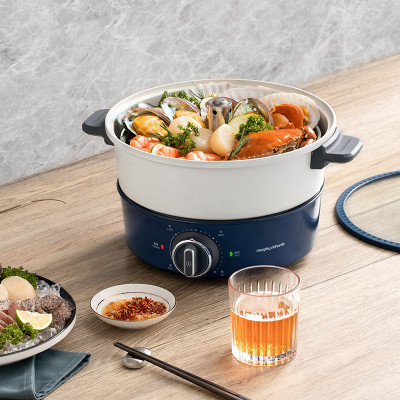 摩飞升降电火锅多功能料理锅 MR9090 蓝色 单位:个