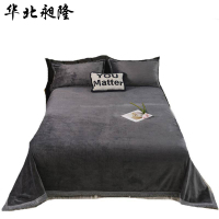华北昶隆 多功能亲肤舒适牛奶绒毛毯 150*230cm/条