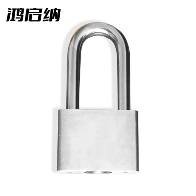鸿启纳 长梁防水户外挂锁电力锁304不锈钢挂锁23122210 70mm(单位:把)