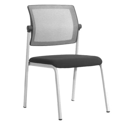 鑫金虎(XIN JIN HU)简约办公椅会议室网布可叠放会议椅舒适四脚靠背椅职员洽谈培训椅