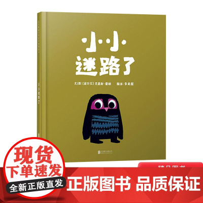 小小迷路了硬壳精装图画书克里斯霍顿作品温馨可爱的故事适合2岁3岁4岁5岁6岁小班中班大班亲子阅读书籍启发精选绘本正版童书