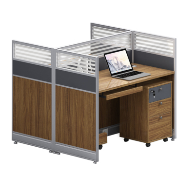 甘柔美双人位屏风工位(可定制)GRM-D14尺寸:1400*1200*1100mm 套