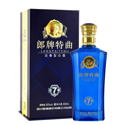 郎酒 郎牌特曲窖藏7号 50度 单瓶装白酒 500ml 浓香型