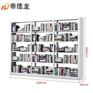 帝德龙书架单面收纳架SJ3 2800*300*2000mm