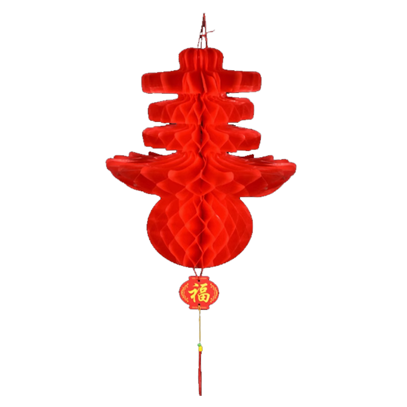 锦瑞星新年节日创意挂件加厚蜂窝灯笼J40#/个