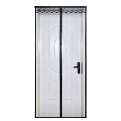 夏季纱窗磁性魔术贴家用防蚊门帘 玻璃纤维门帘免打孔门帘 平方米计价