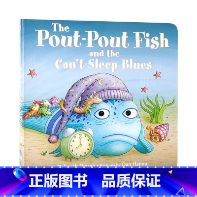 [正版]英文原版绘本 Pout-Pout Fish And The Can'T-Sleep 噘嘴鱼和睡不着的人 英文版