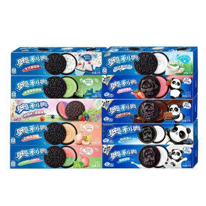 奥利奥巧克力夹心饼干97g*8盒儿童休闲零食点心正品早餐办公室下午茶(草莓+巧克力+抹茶+原味)