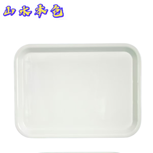 食品级耐高温密胺托盘茶盘方盘 43.3*31.1*2.3cm 个