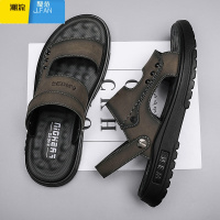 聚范安­錔爸爸凉鞋男款2024新款夏季外穿开车运动休闲防滑沙滩鞋