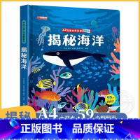 揭秘海洋 [正版]探秘交通工具 探索世界科普翻翻书揭秘系列儿童3d立体书0到2-3-6-7-8-10岁以上宝宝绘本故事书