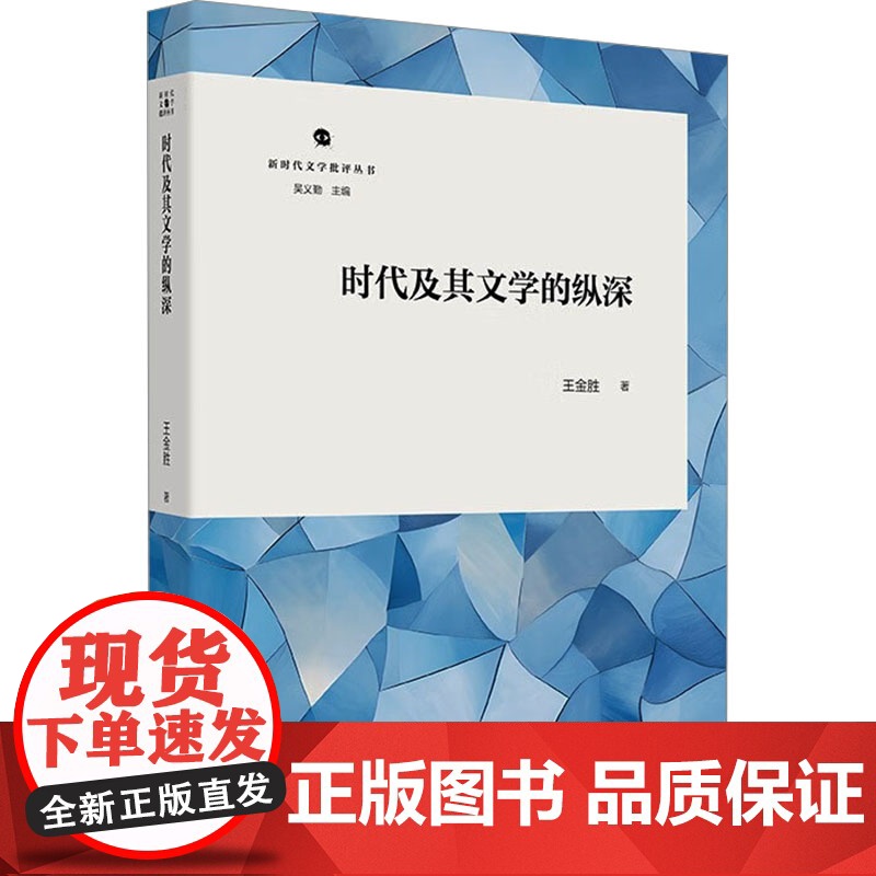 新时代文学批评丛书--《时代及其文学的纵深》 王金胜 著 现代/当代文学文学 正版图书籍 山东文艺出版社