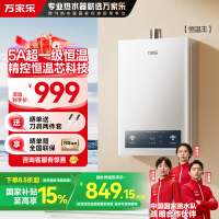 万家乐恒温王燃气热水器JSQ25-13P3(F)液化气5A超一级恒温家用洗澡静音一级节能省气防冻