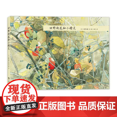 安野光雅大师精装绘本:田野的花和小精灵