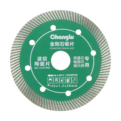 长鹿 金刚石圆锯片(波纹陶瓷) 105X1.2X20mm