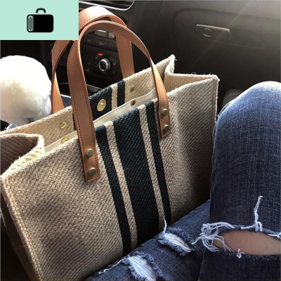 2020新款韩版女士手提公文包OL职业通勤简约时尚单肩斜挎帆布大包NEWLAKE女手包