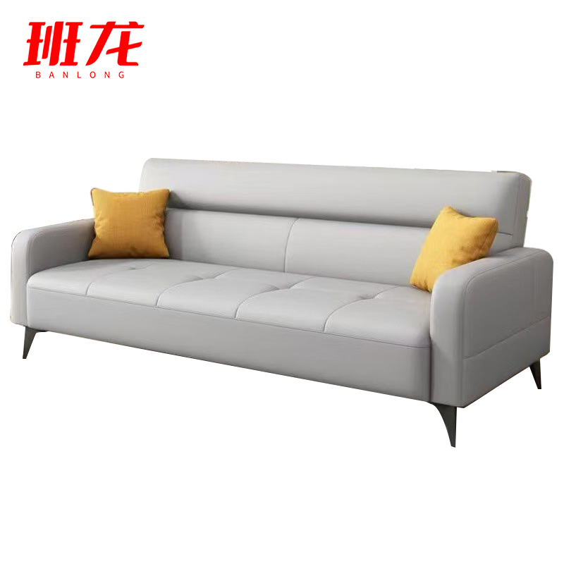 班龙沙发双人位浅灰色张