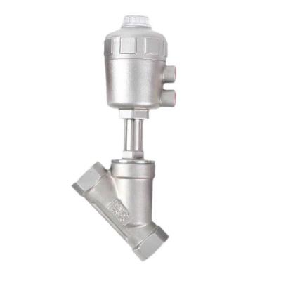 盛京联硕不锈钢气动角座阀DN80 [3寸]全钢头个