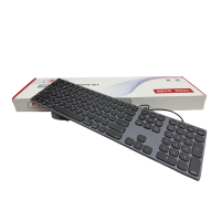 杰储(GCHUL)黑 J220 有线 全铝合金 键盘 (计价单位:个) 黑色