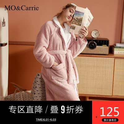 特价直降价：139-珊瑚绒情侣睡衣男睡袍女秋冬季长款浴袍晨袍法兰绒家居服