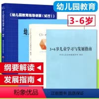 [正版]幼儿园教育指导用书全四本 幼儿园教育指导纲要(试行)+幼儿园教育指导纲要试行解读+3-6岁儿童学习与发展指南+