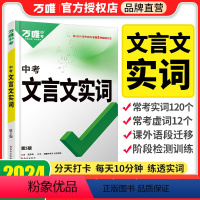 [文言文实词]实虚词[练习版] >1本 初中通用 [正版]初中文言文实词虚词专项训练阅读理解全解七八九年级初一初二初三资