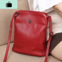 女包2020新款时尚迷你小皮包女百搭斜挎包单肩手机小水桶包NEW LAKE女斜挎包