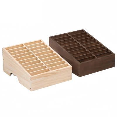 铁洋 木质手机收纳盒 20格(25cm*21cm*12cm) 个