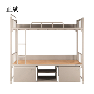正斌营具钢制双层床上下铁床上下铺战士高低床军层床 200*90*180 一张