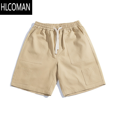 HLCOMANBellken 22SS CityBoy日系工装短裤男宽松直筒休闲裤流行潮牌