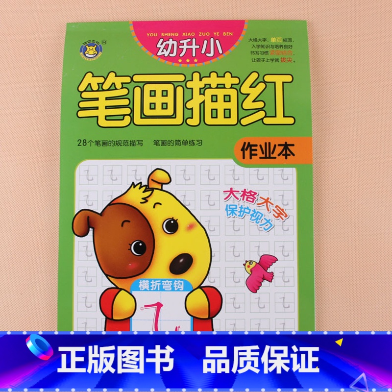 [正版]笔画笔顺描红反复练 幼小衔接汉字描红本幼儿园儿童学写字书练字帖汉字描写铅笔宝宝练字大班中班3-5-6岁启蒙早教