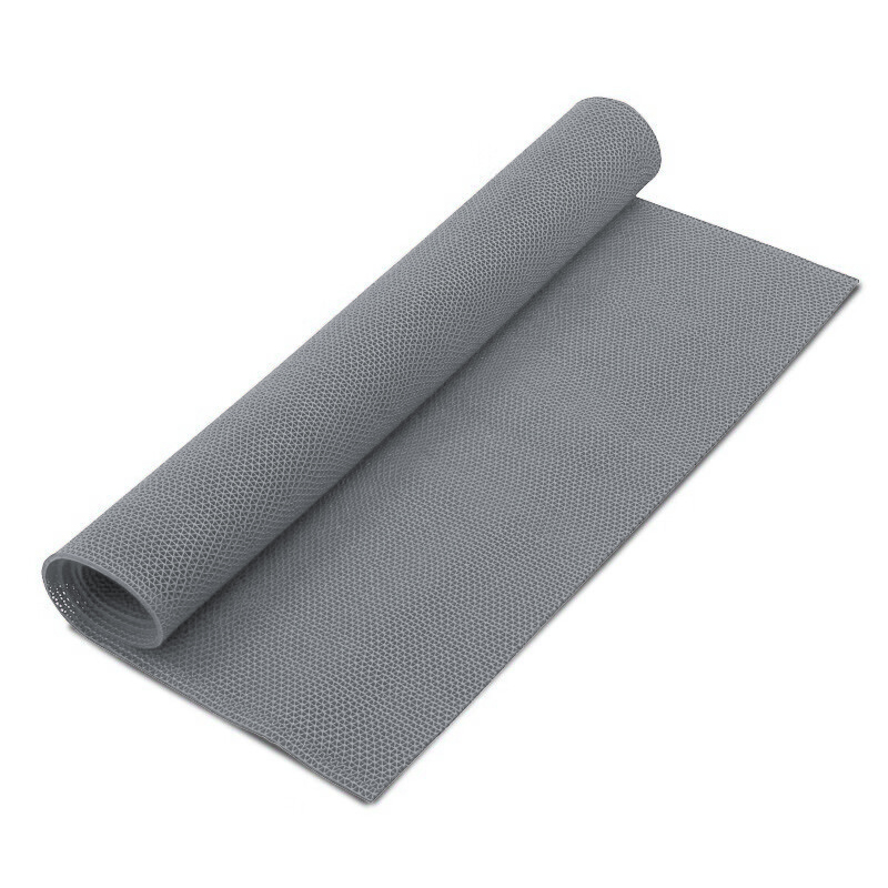 臻远ZY-DT013 pvc防滑地垫镂空防滑垫走廊隔水垫1.2米宽2米长灰色厚5mm