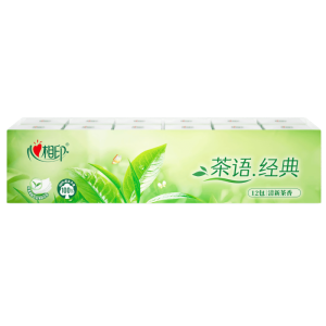 心相印C1712(单条)茶语经典7张12包四层手帕纸*1条