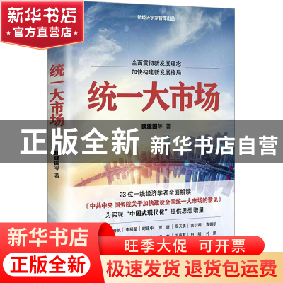 正版 统一大市场 魏建国 东方出版社 9787520718943 书籍