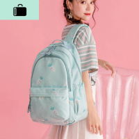 书包女初中生ins风韩版校园双肩包简约森系小清新大容量高中背包NEW LAKE