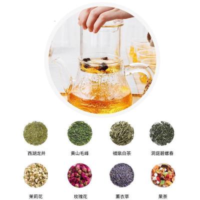 家柏饰(CORATED)藏金侧把泡茶壶单个家用茶壶玻璃沏茶器锤纹过滤花茶壶190261