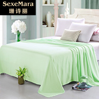 珊诗丽【婴儿，儿童，尺寸】圣棉毛巾被竹纤维盖毯单双人夏季空调毯夏凉被午休毛巾毯