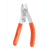 润达讯 RDX-ML6 六口米勒钳 剥线钳 剥纤钳 长度165mm 单位:1把 橙色