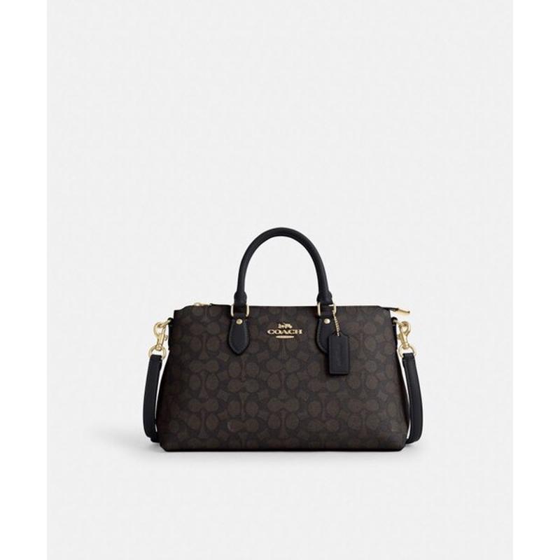 COACH2025新款女包经典图案George Satchel 腋下包 标志老花