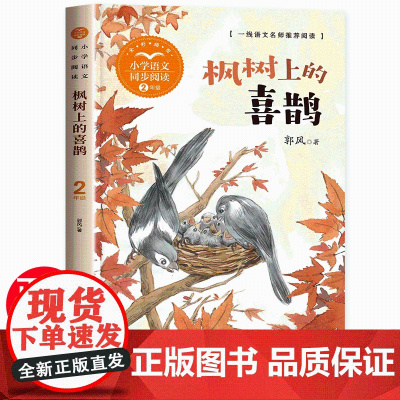 枫树上的喜鹊二年级下册课外阅读书必读老师课文作家作品经典书目小学语文教材配套同步阅读儿童文学读物6-8-10岁以上非注音