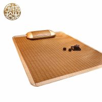 东纺拾光DF4005 夏季清凉金砖木纹凉席套件120*195cm 木色 (单位:个)